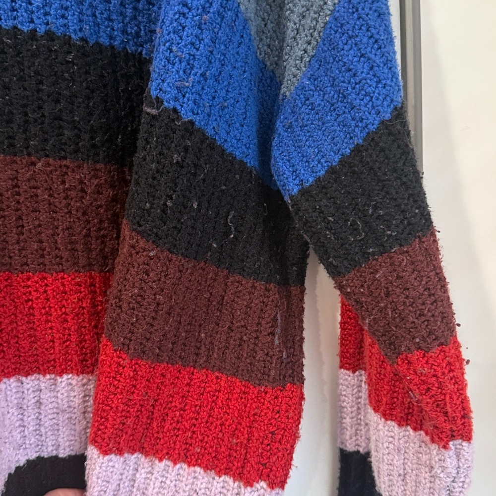 American Eagle Multi Color Striped Sweater - Picture 4 of 5